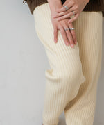 RIB KNIT JOGGER PANTS