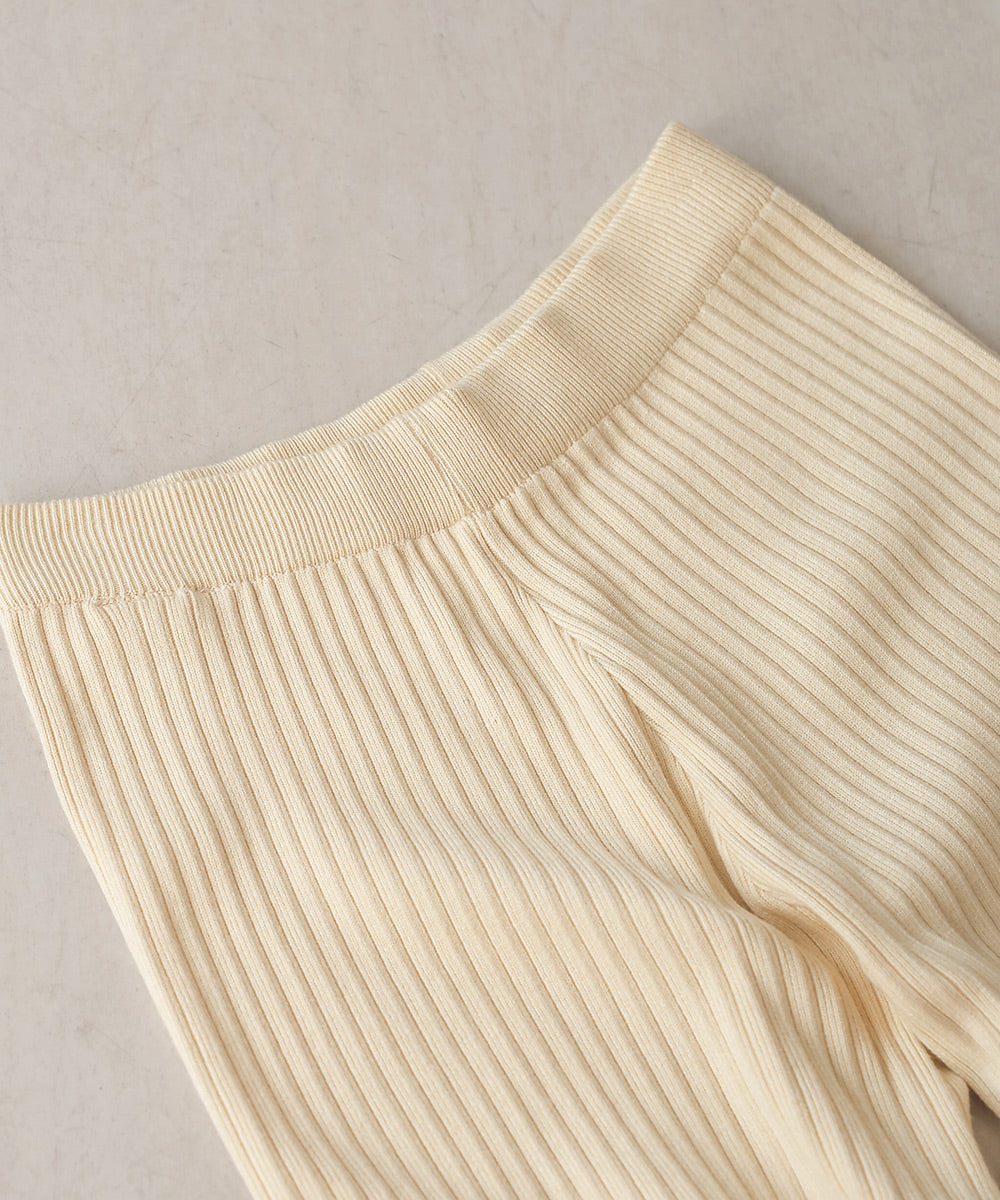 RIB KNIT JOGGER PANTS