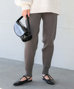 RIB KNIT JOGGER PANTS
