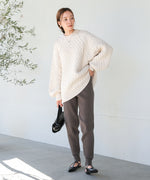 RIB KNIT JOGGER PANTS