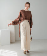 2 TUCK CENTER PRESS STRAIGHT PANTS