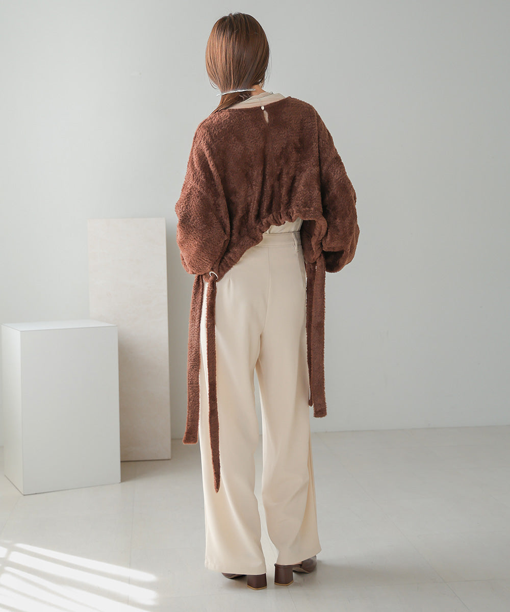 2 TUCK CENTER PRESS STRAIGHT PANTS