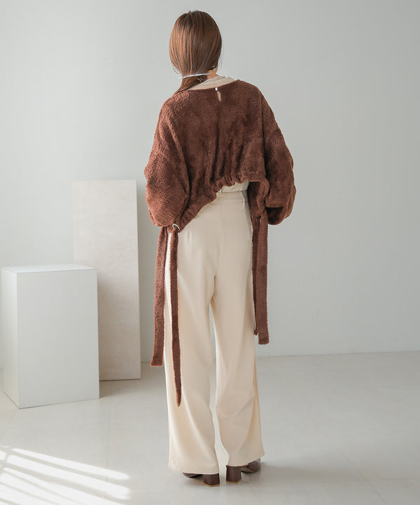 2 TUCK CENTER PRESS STRAIGHT PANTS