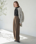 2 TUCK CENTER PRESS STRAIGHT PANTS