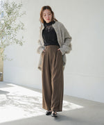 2 TUCK CENTER PRESS STRAIGHT PANTS