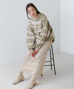gathered velor skirt