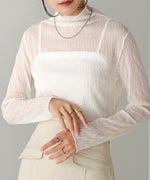 SHEER HIGH NECK TOPS