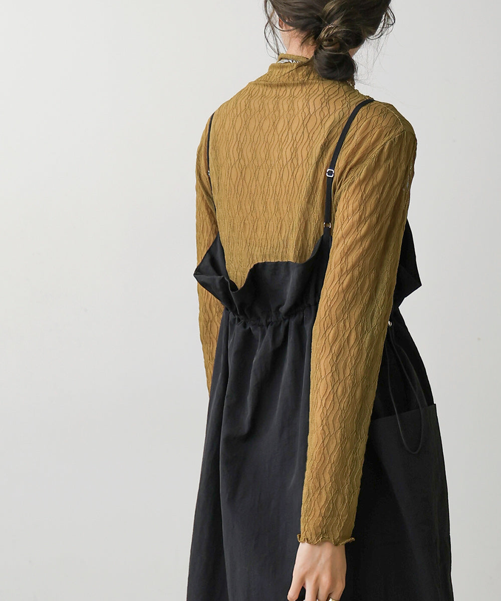 SHEER HIGH NECK TOPS