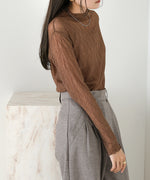 SHEER HIGH NECK TOPS