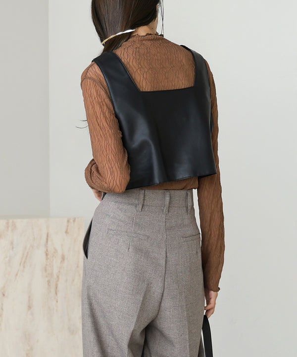 SHEER HIGH NECK TOPS