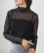 SHEER HIGH NECK TOPS
