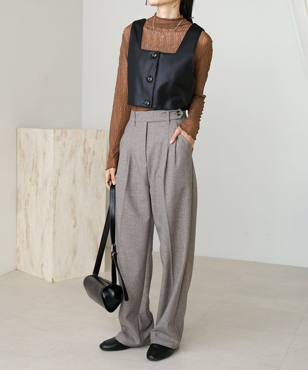 SHEER HIGH NECK TOPS