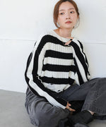 DAMAGE HEM KNIT