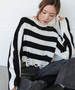DAMAGE HEM KNIT