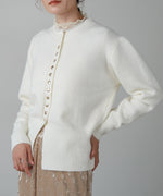 DOT BUTTON CARDIGAN TOPS