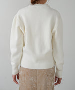 DOT BUTTON CARDIGAN TOPS