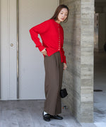 DOT BUTTON CARDIGAN TOPS