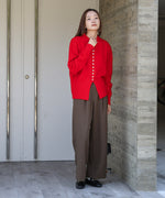 DOT BUTTON CARDIGAN TOPS