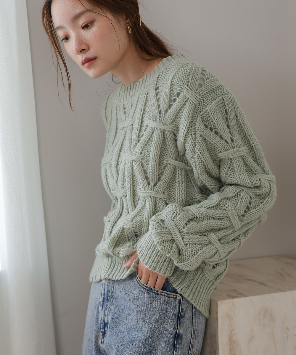 MOHAIR LIKE ANYVEN KNIT