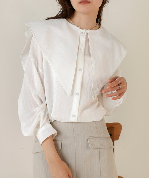 BIG SAILOR COLLAR BLOUSE