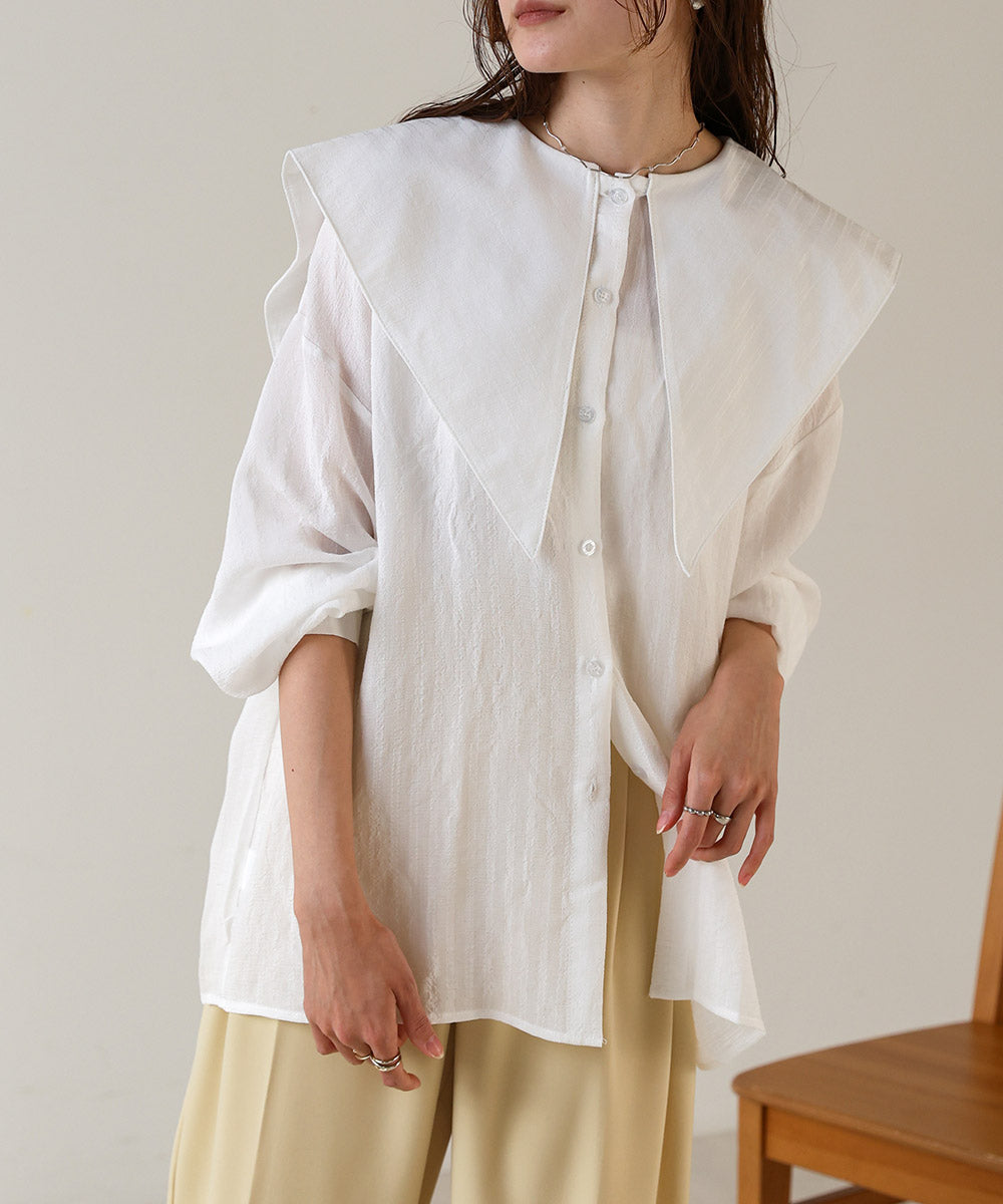 BIG SAILOR COLLAR BLOUSE