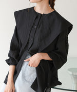 BIG SAILOR COLLAR BLOUSE