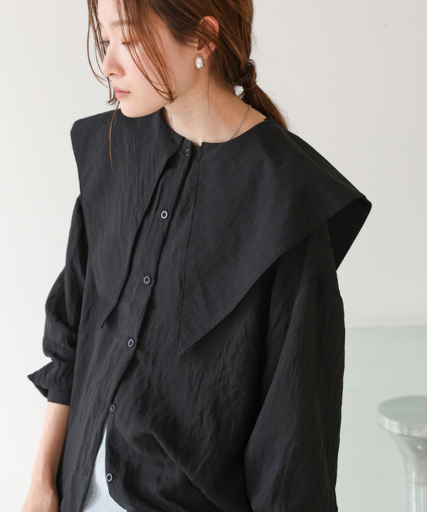 BIG SAILOR COLLAR BLOUSE
