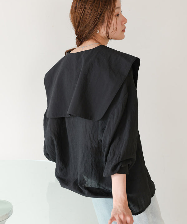 BIG SAILOR COLLAR BLOUSE