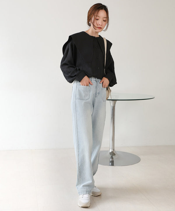BIG SAILOR COLLAR BLOUSE