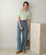 2way organdy wrinkle tops