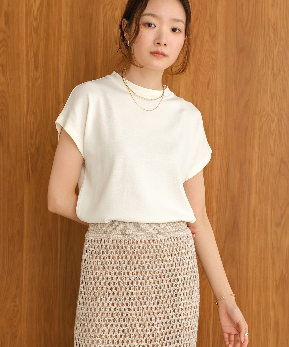 フレンチスリーブドライタッチトップス