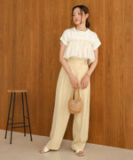 フレンチスリーブドライタッチトップス