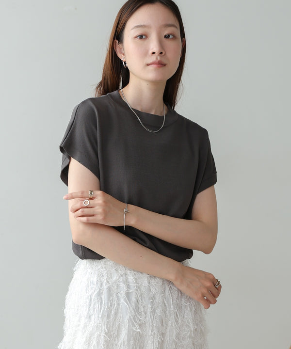 フレンチスリーブドライタッチトップス