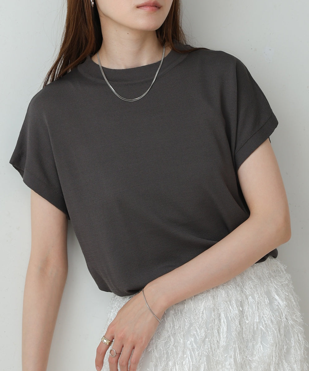 フレンチスリーブドライタッチトップス