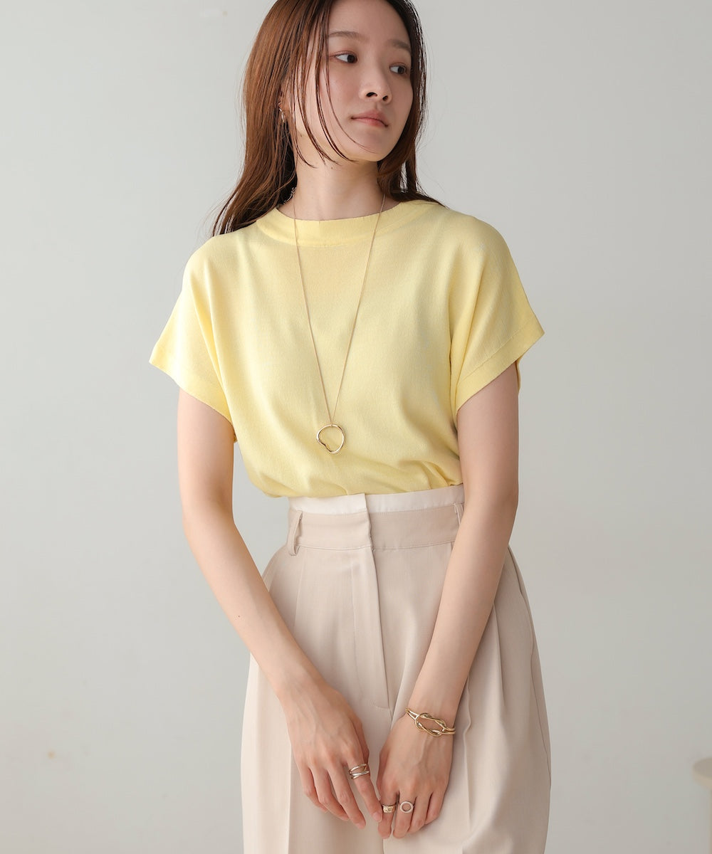 フレンチスリーブドライタッチトップス