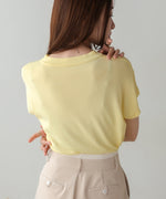 フレンチスリーブドライタッチトップス