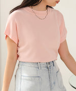 フレンチスリーブドライタッチトップス