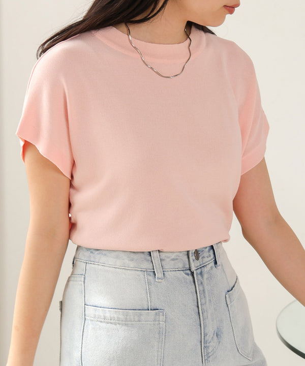 フレンチスリーブドライタッチトップス