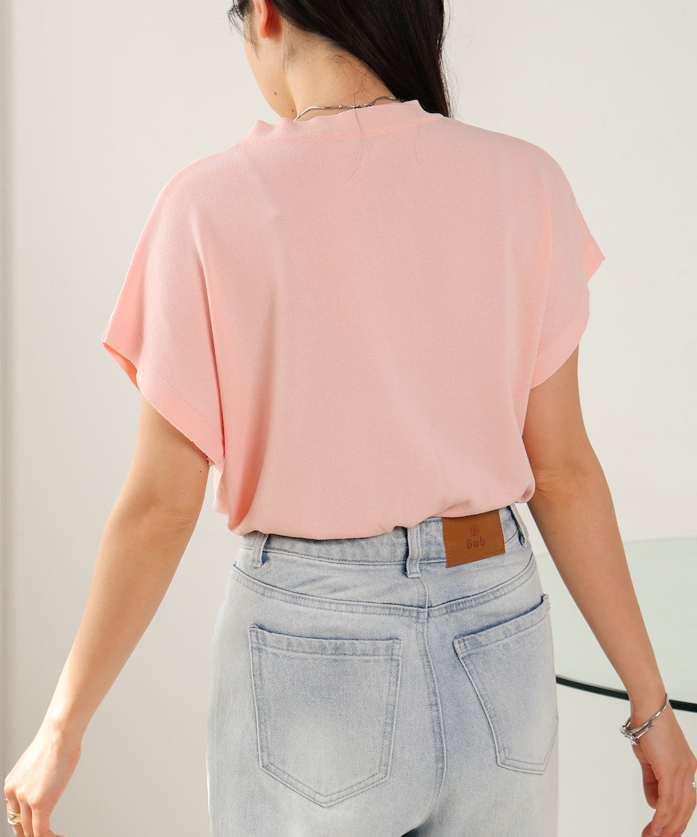 フレンチスリーブドライタッチトップス