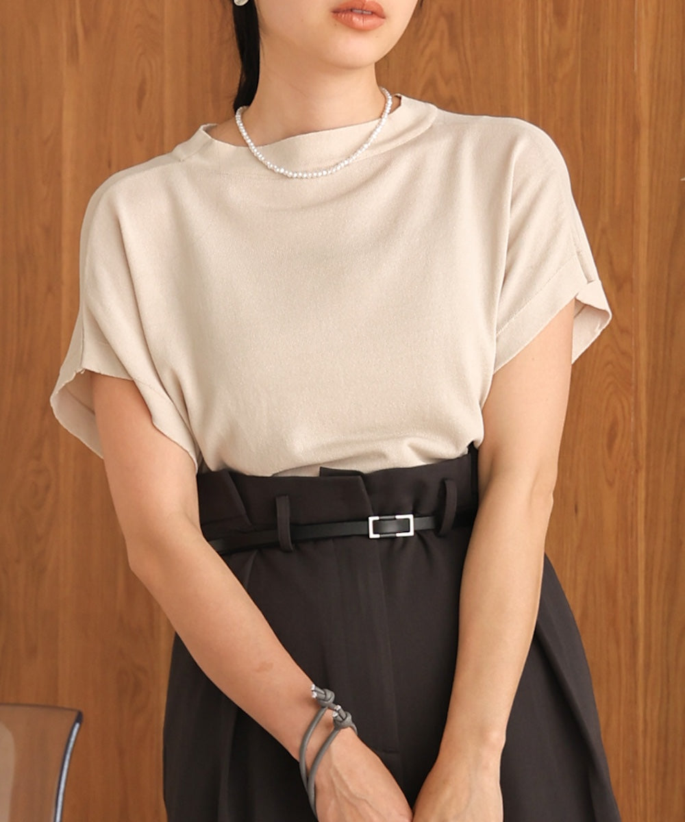 フレンチスリーブドライタッチトップス