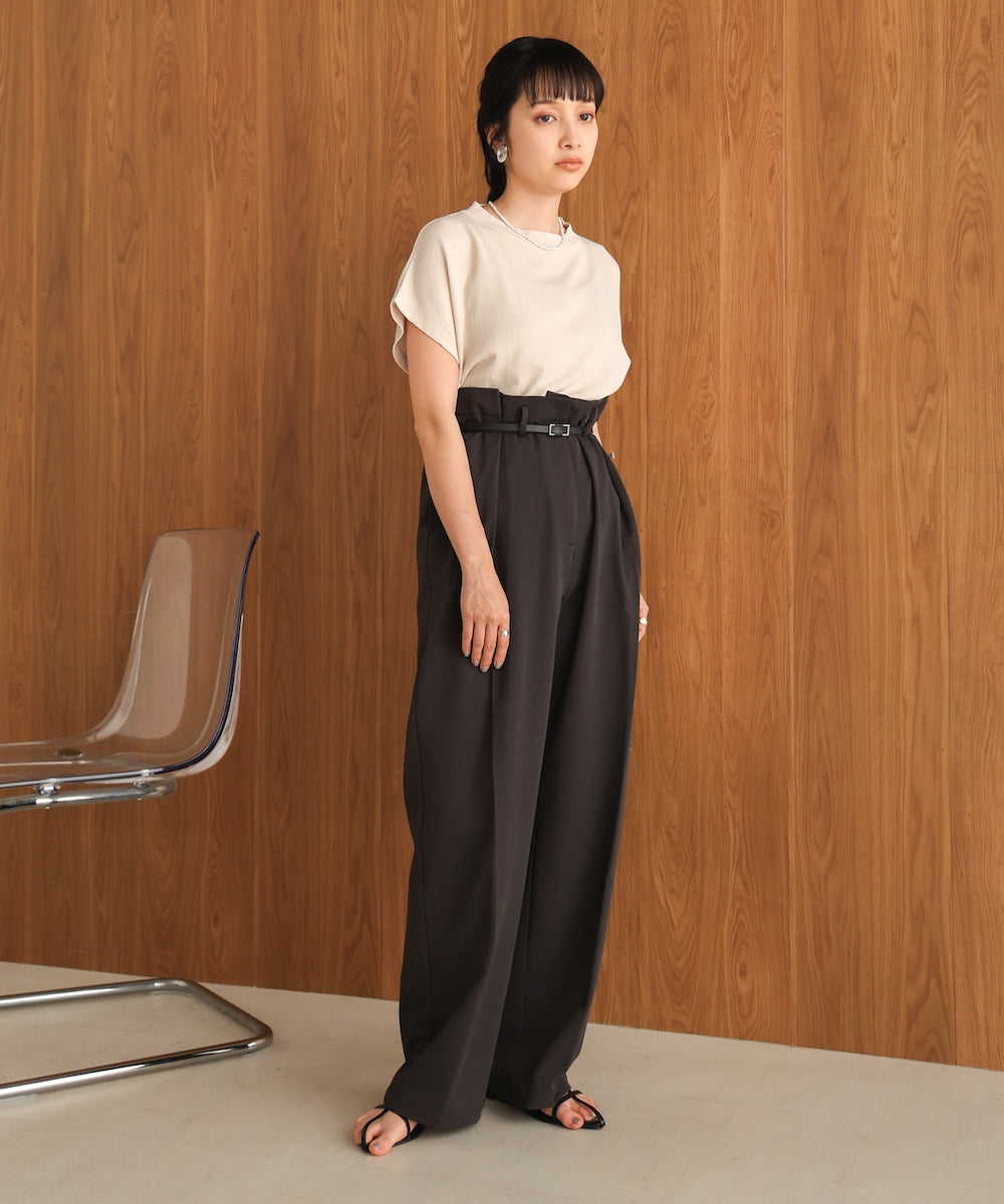 フレンチスリーブドライタッチトップス