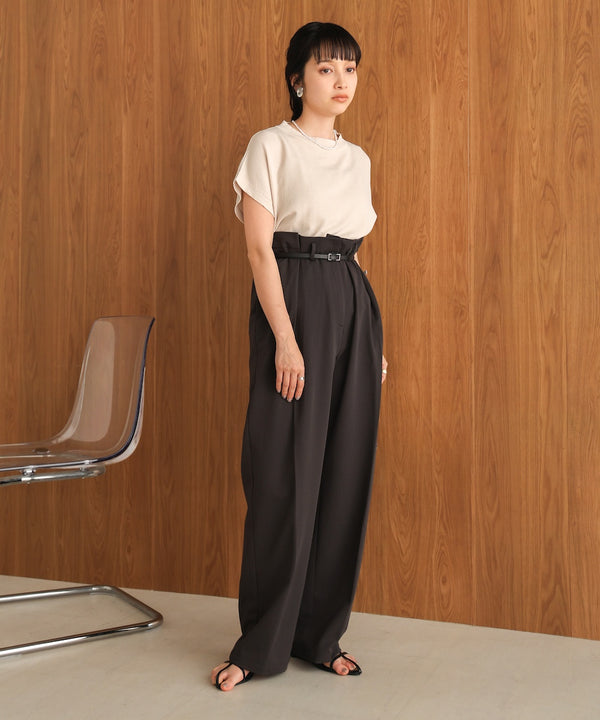 フレンチスリーブドライタッチトップス