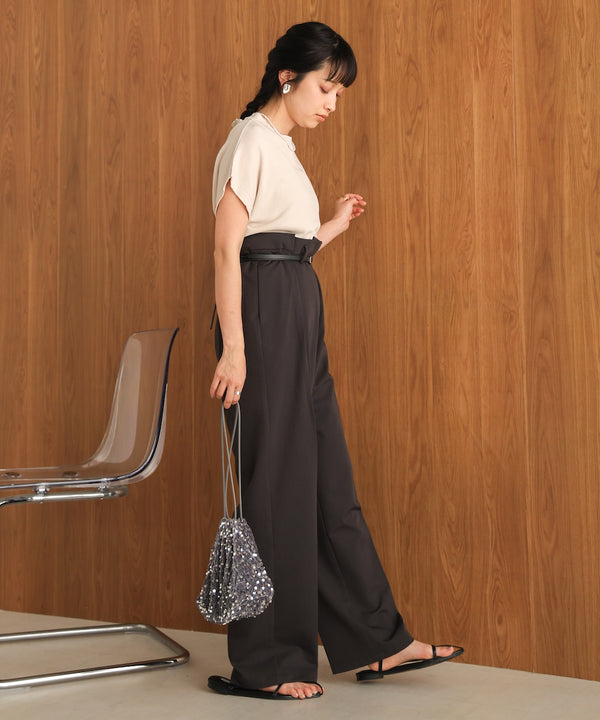 フレンチスリーブドライタッチトップス