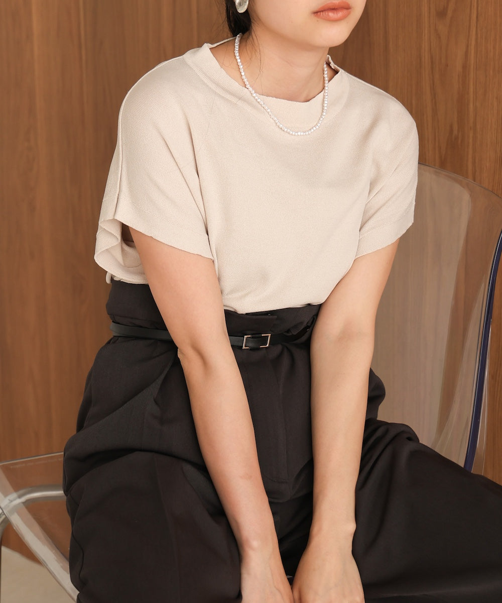 フレンチスリーブドライタッチトップス