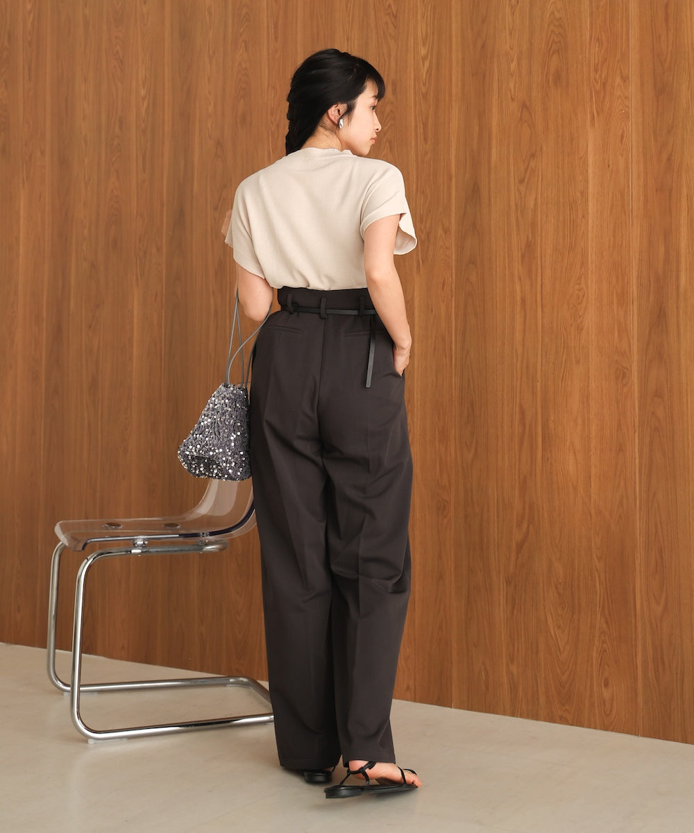 フレンチスリーブドライタッチトップス