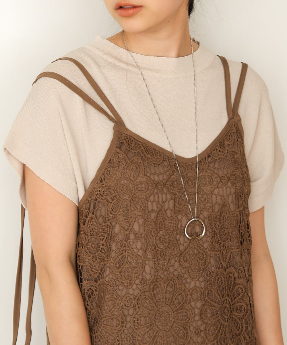 フレンチスリーブドライタッチトップス