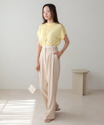 フレンチスリーブドライタッチトップス