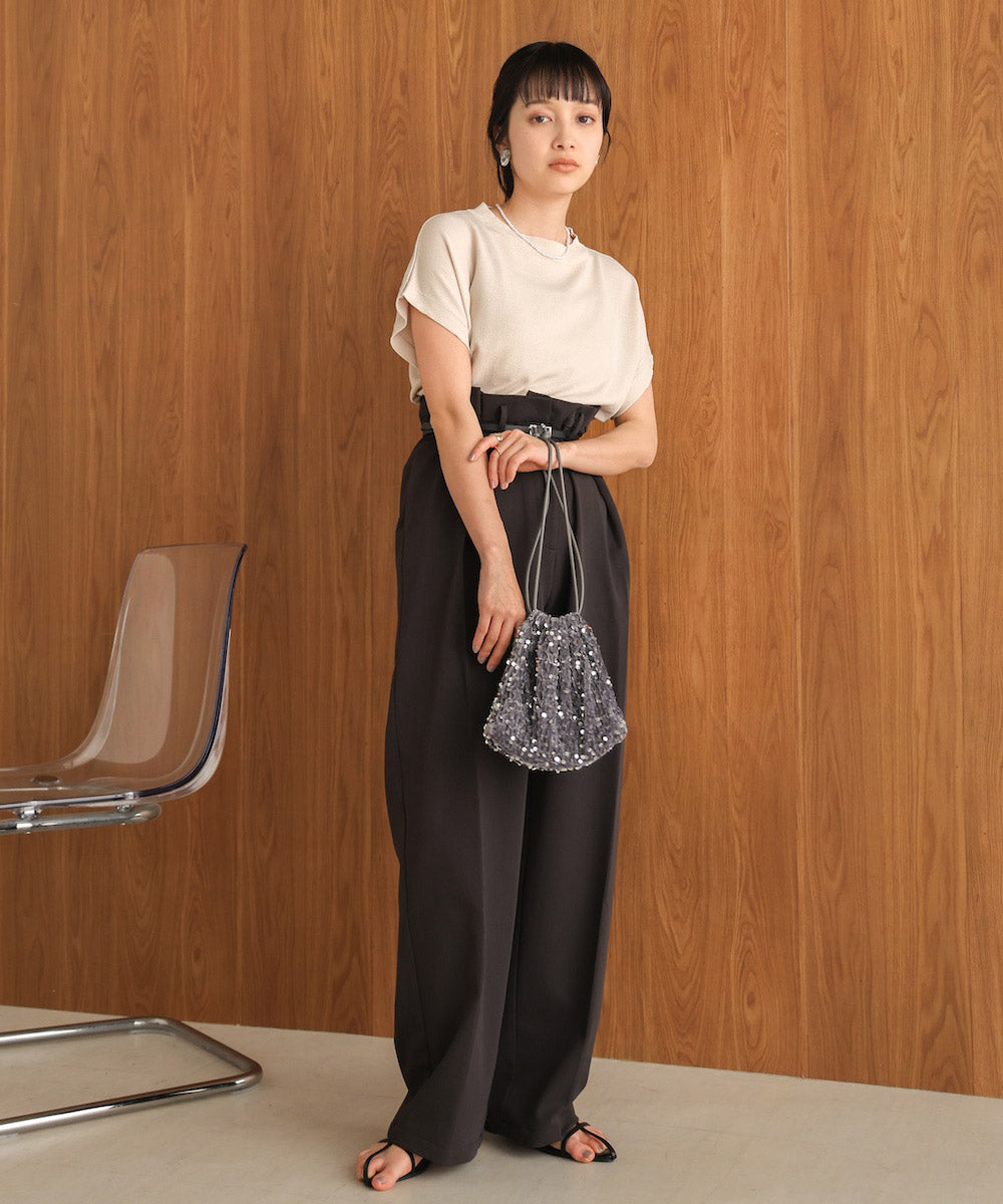 フレンチスリーブドライタッチトップス