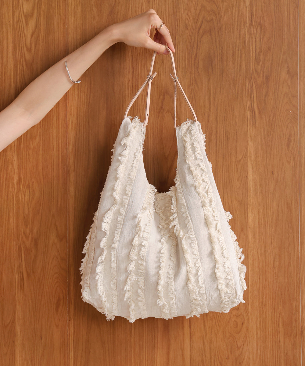 shaggy jacquard bag