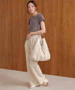 shaggy jacquard bag